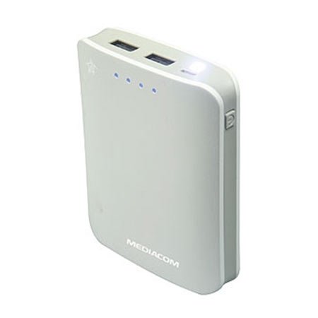 PowerBank MEDIACOM M-PBS104L punjač za baterije 10400mAh bijeli