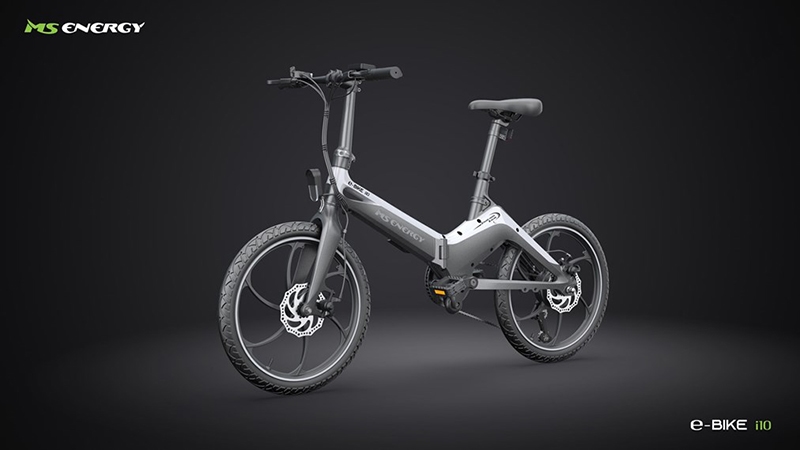 MS ENERGY eBike i10 black grey